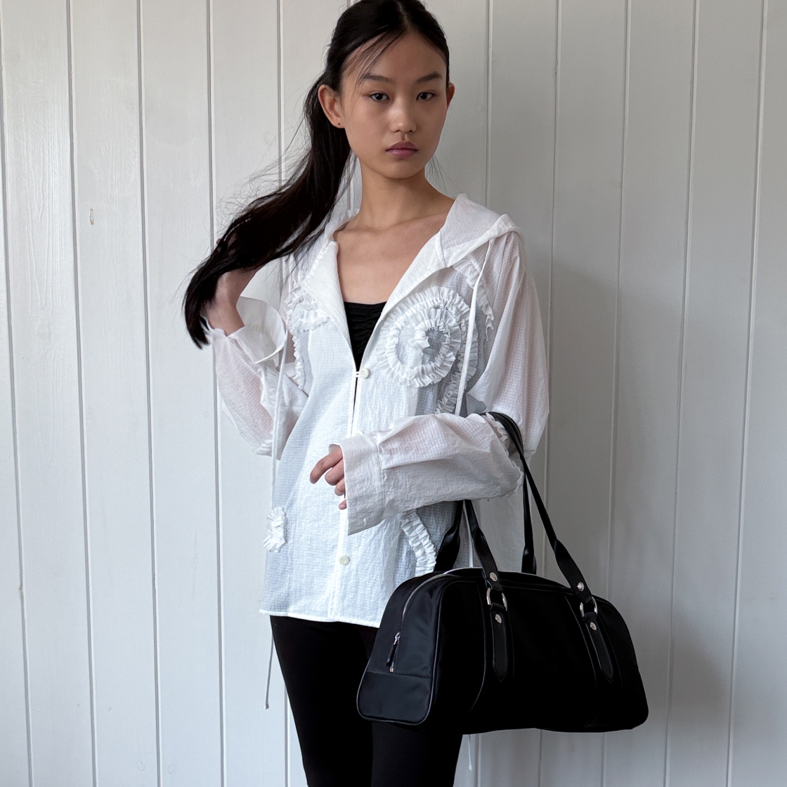 라츠유 비비 보스턴 백 블랙(LOTS YOU Vivi Boston Bag Black) - 4