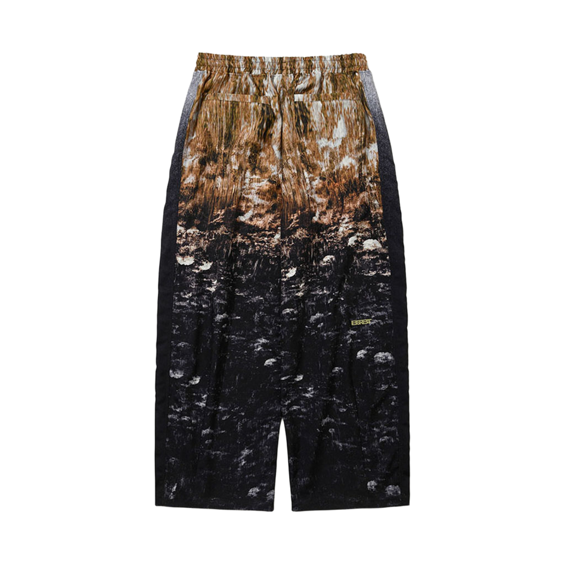 비에스래빗 컬러 블록 메쉬 트랙 팬츠 플로랄 머스타드(Bsrabbit Color-Block Mesh Track Pants Floral Mustard) - 2