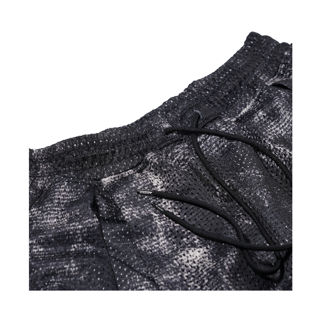 비에스래빗 컬러 블록 메쉬 트랙 숏팬츠 블랙(Bsrabbit Color-Block Mesh Track Shorts Black) - 3