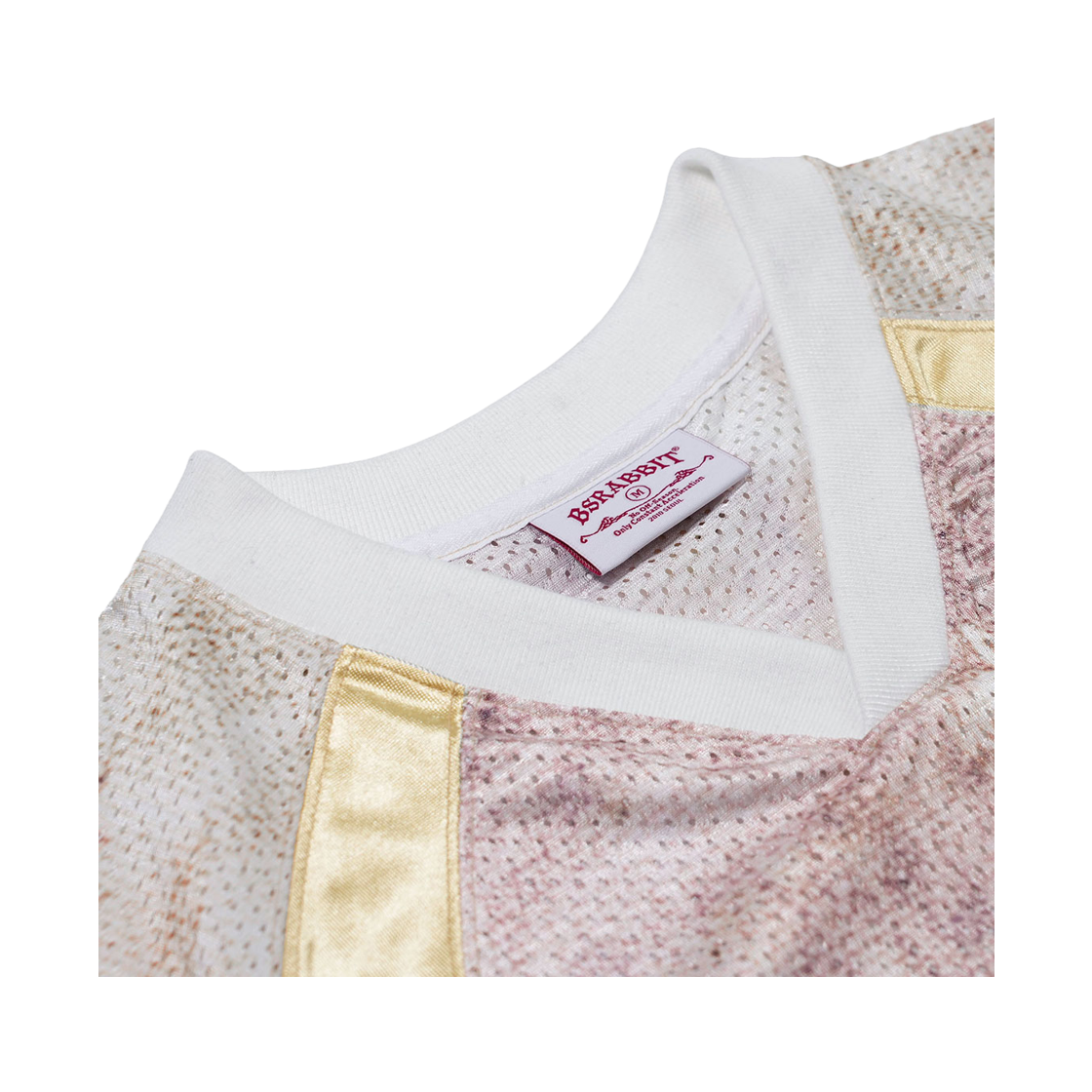 비에스래빗 컬러 블록 메쉬 반팔티셔츠 베이지(Bsrabbit Color-Block Mesh SST Beige) - 3