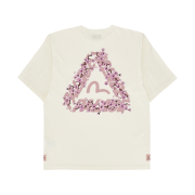 Palace x Evisu Heavy Wash T-Shirt Off White - 26SS