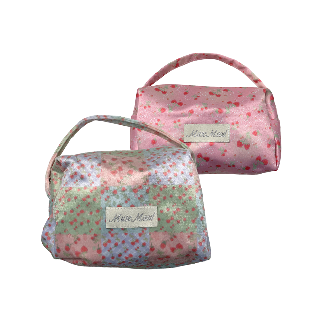 뮤즈무드 코티지 베리 핸드 파우치 백 2컬러(Musemood Cottage Berry Hand Pouch Bag 2Color)