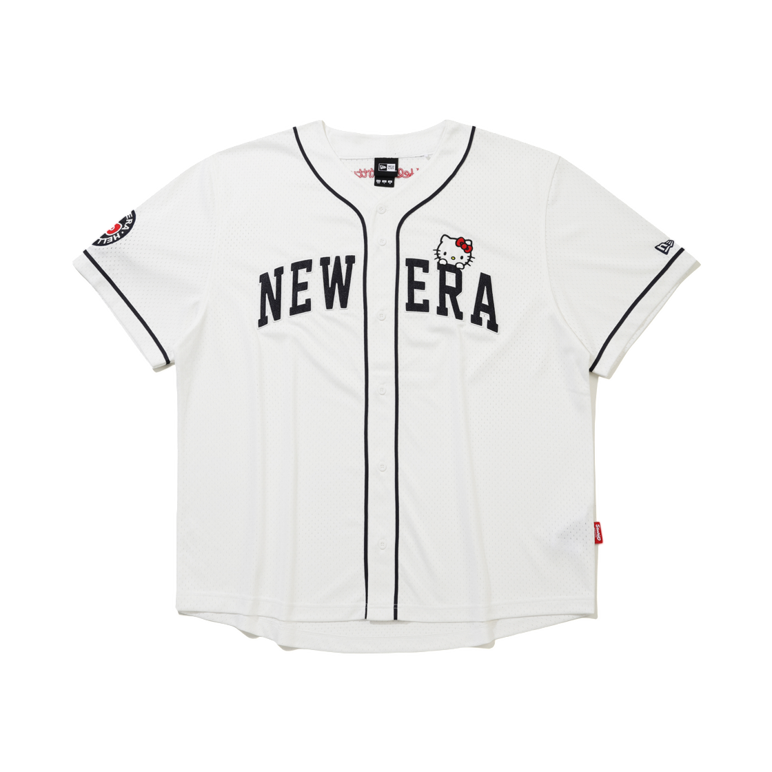 뉴에라 x 헬로 키티 베이스볼 저지 화이트(New Era x Hello Kitty Baseball Jersey White)