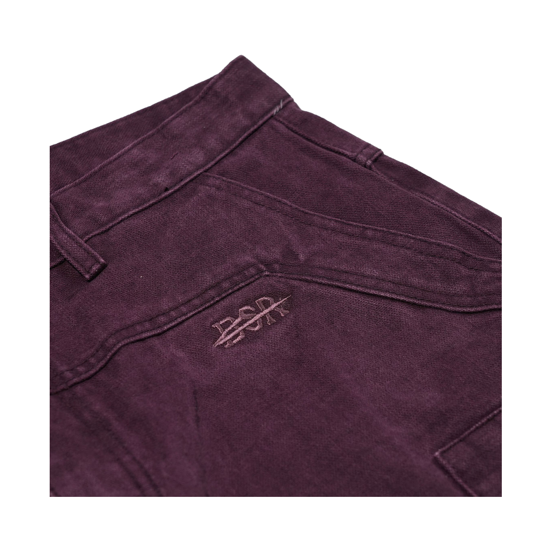 비에스래빗 팻치 포켓 코튼 팬츠 와인(Bsrabbit Patch-Pocket Cotton Pants Wine) - 5