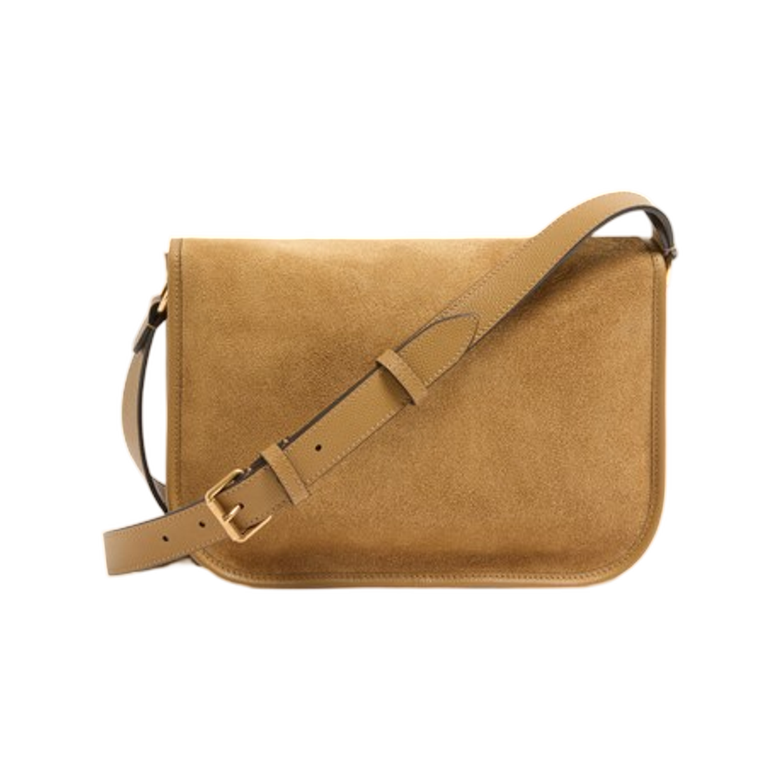 발렌티노 가라바니 앙티브 스웨이드 숄더백 하바나 베이지(Valentino Garavani Antibes Suede Shoulder Bag Havana Beige) - 3
