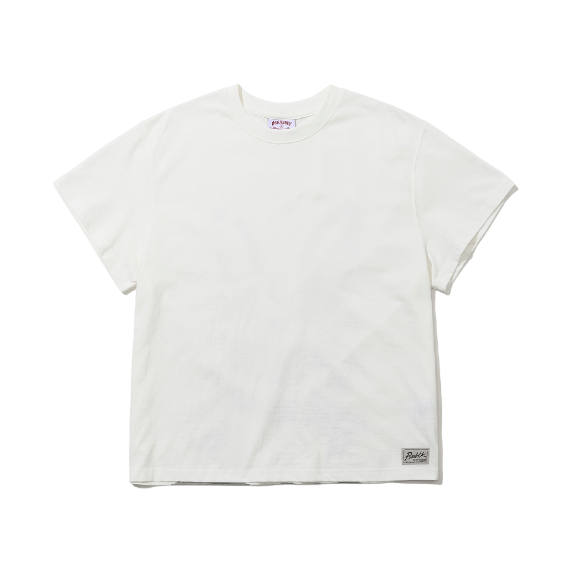 BSR26SSTS029 Bsrabbit Back Big Trippy Rabbit Shadow Print SST Soft Ivory