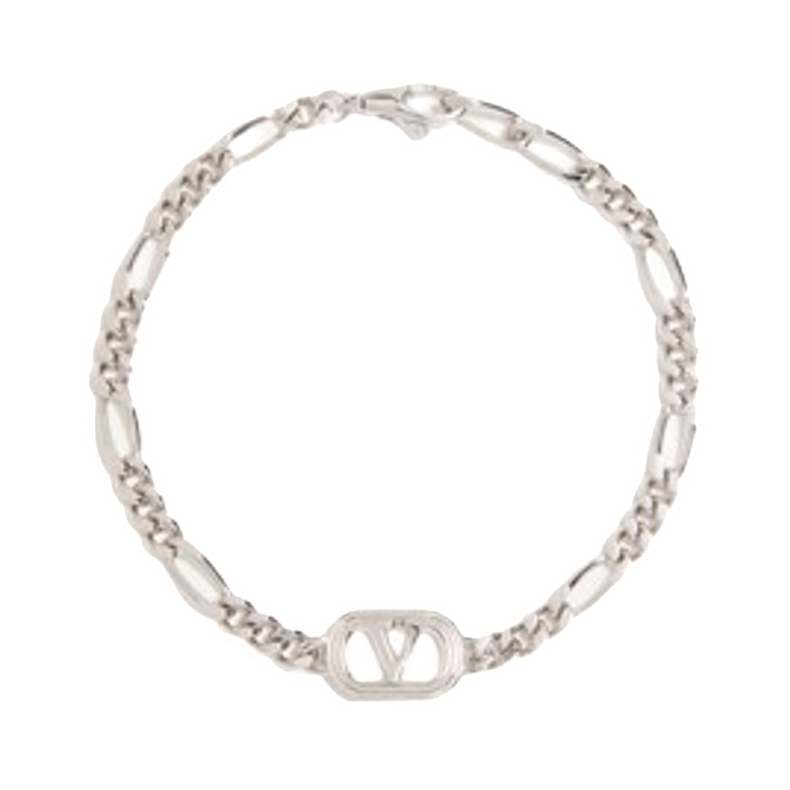 YJ0AH2MET172 Valentino Garavani ovalette Metal Bracelet Transparent