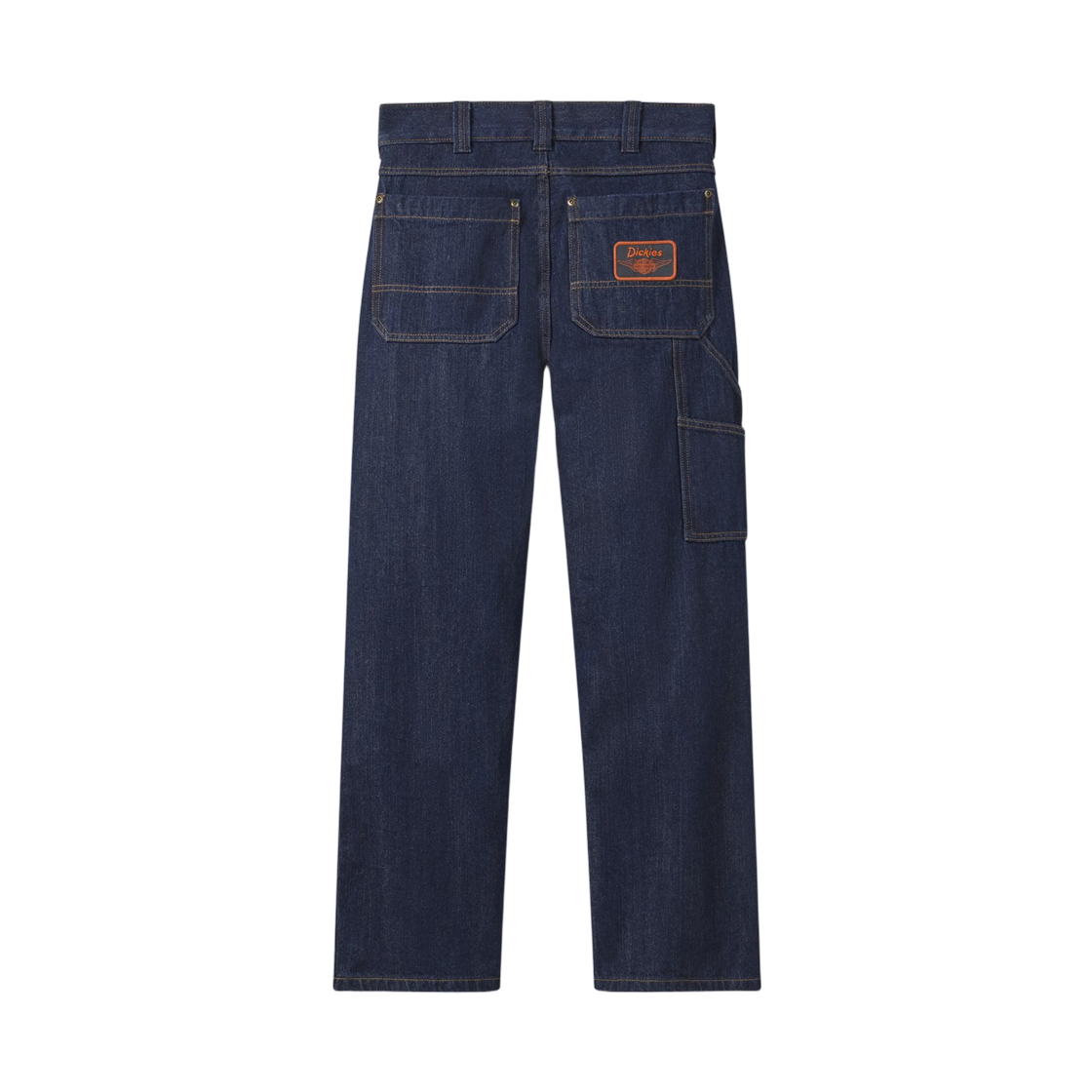 디키즈 x 할리 데이비슨 더블 니 데님 카펜터 팬츠 린스드 인디고 블루(Dickies x Harley Davidson Double Knee Denim Carpenter Pants Rinsed Indigo Blue) - 2