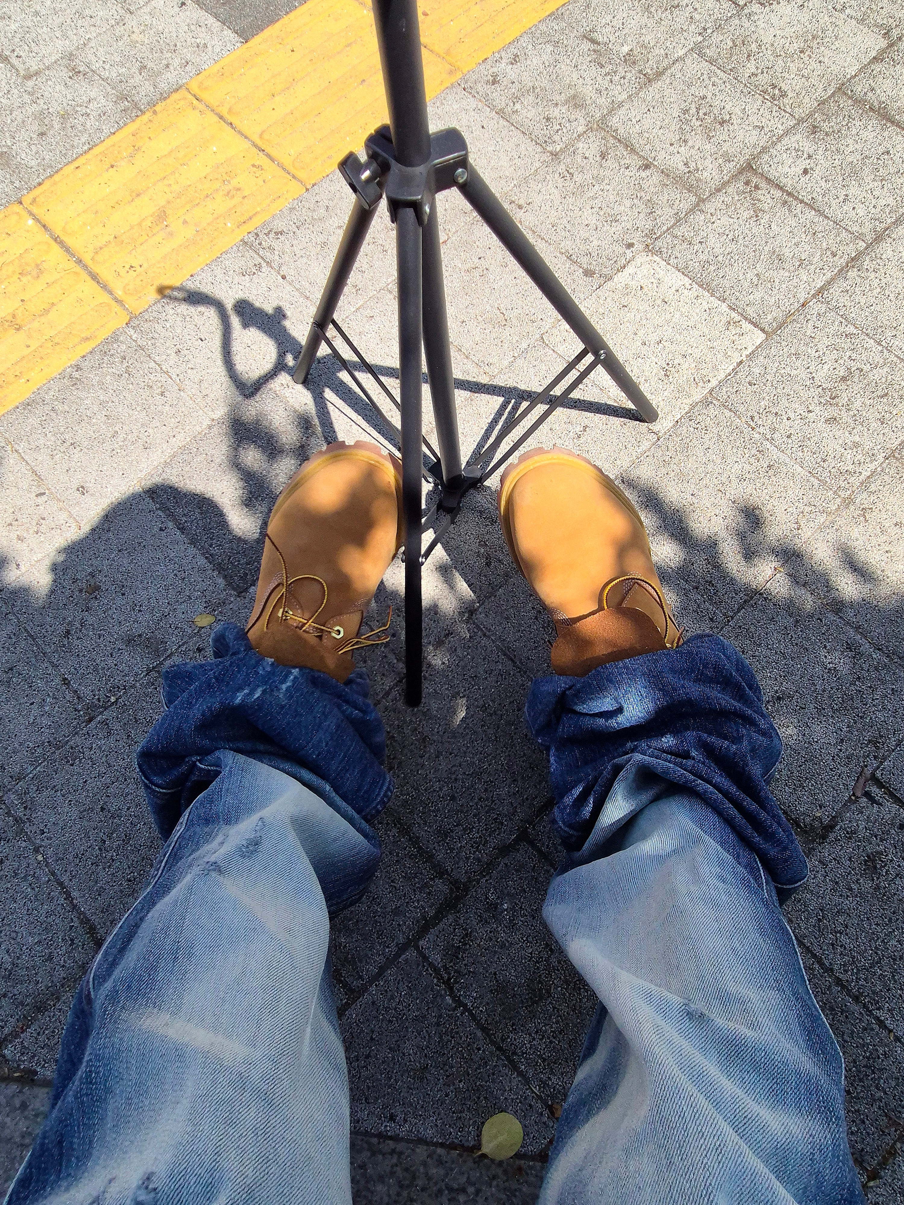 Undermycar Calf Hair Module Belt Strap Yellow Cheetah, Timberland Premium 6 inch Waterproof Boot Wheat Nubuck - Wide 착용 스타일 - 2
