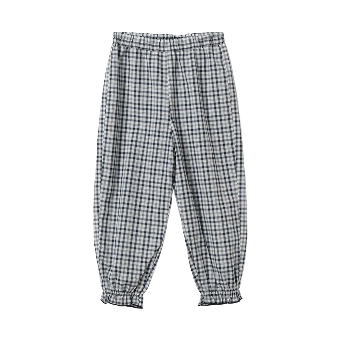 (키즈) 빔즈 미니 체크 팬츠 네이비 체크((Kids) Beams Mini Check Pants Navy Check)