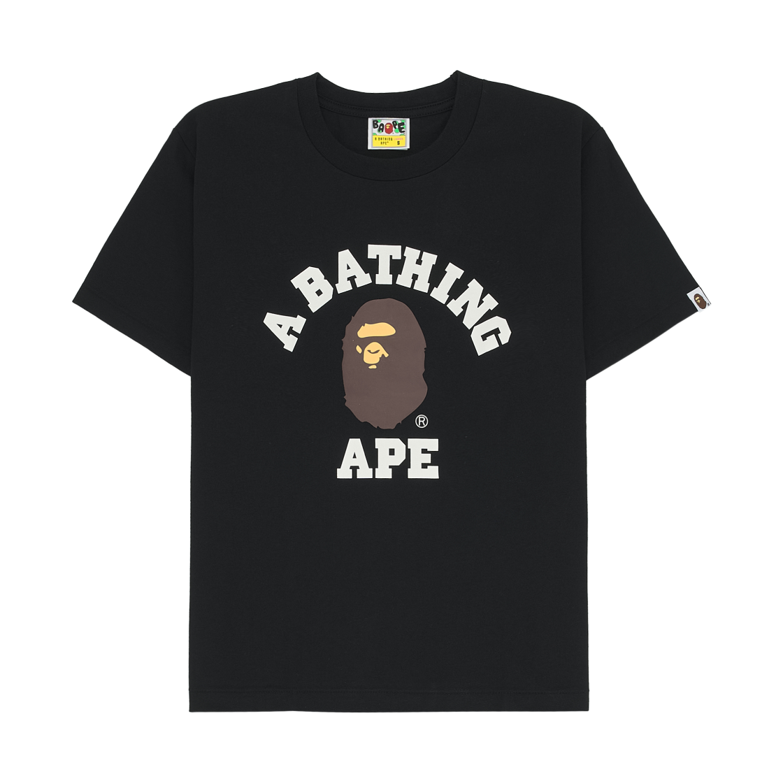 - (W) BAPE College T-Shirt Black