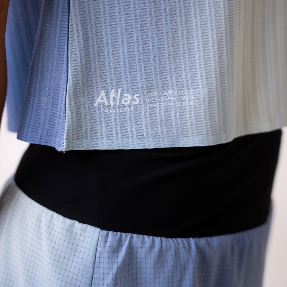 아틀라스 콜렉티프 에리아 울트라 여성 레이스 싱글렛 블루(Atlas COLLECTIF Aeria Ultra WMNS Race Singlet BU) - 5