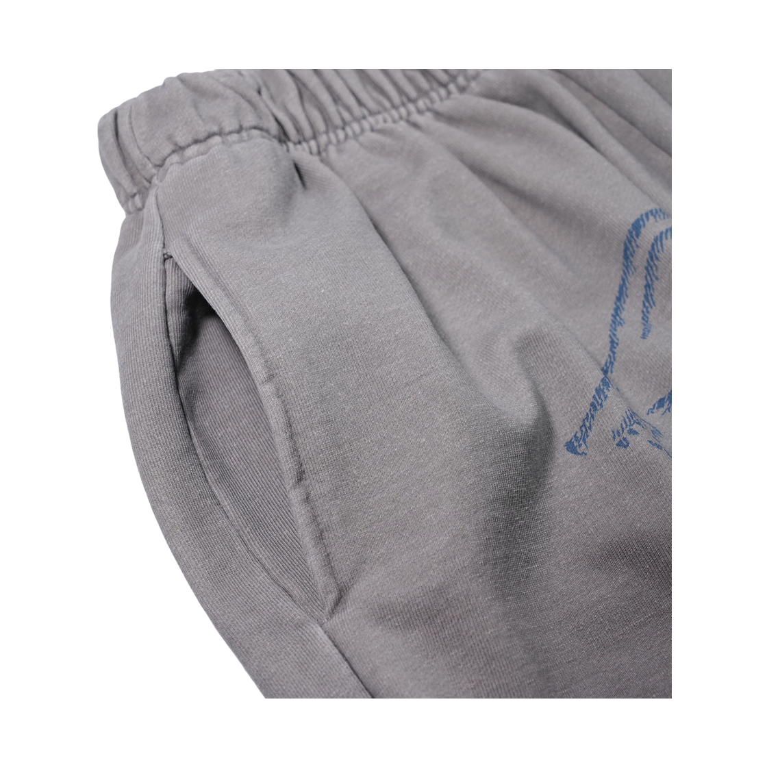 비에스래빗 오일 워시드 그래픽 팬츠 라이트 그레이(Bsrabbit Oil-Washed Graphic Pants Light Gray) - 5