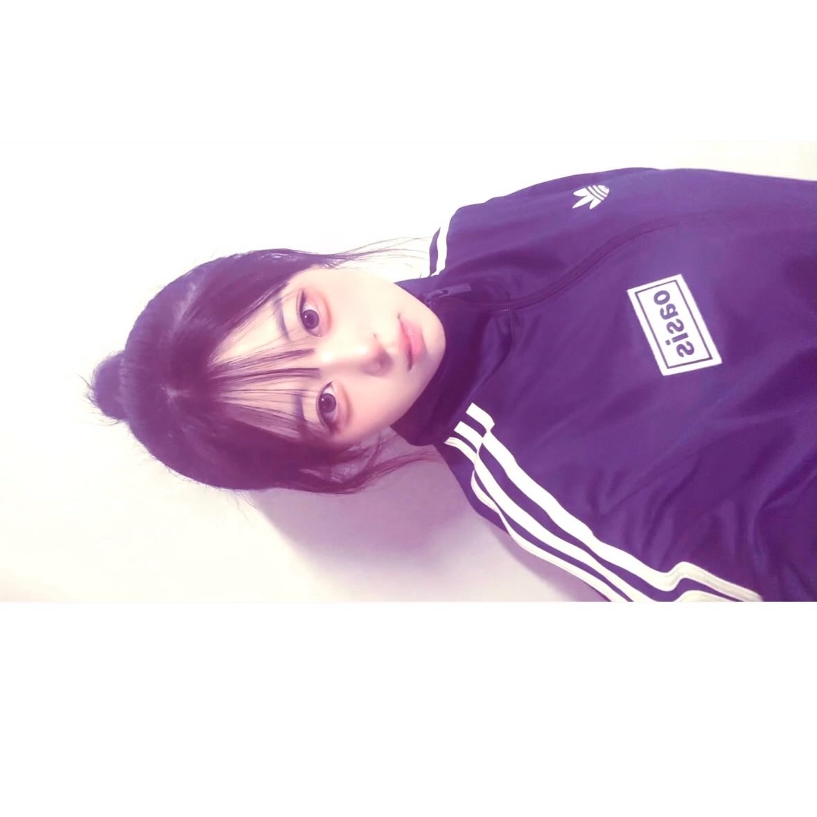 Adidas x Oasis Tour Firebird Track Top Night Indigo - KR Sizing 착용 스타일
