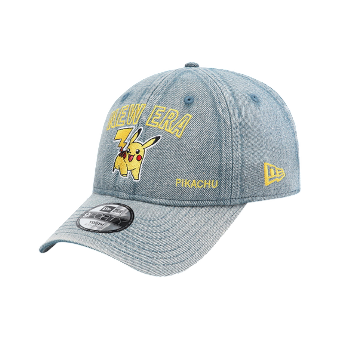 15174020 (Kids) New Era x Pokemon Pikachu Unstructured Ball Cap Light Blue