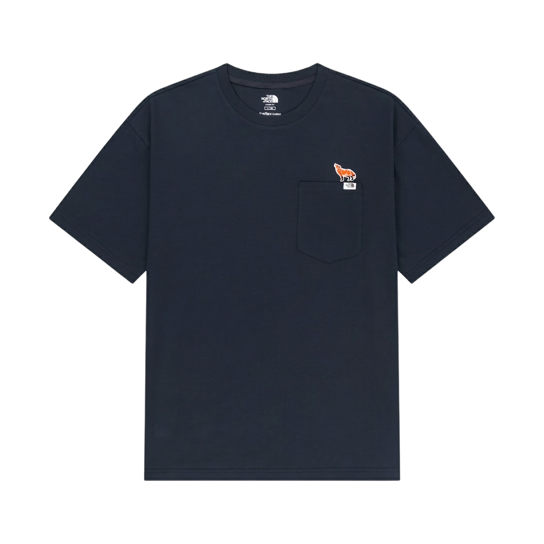 NT7US26M The North Face White Label Fable Pocket S/S R/T-Shirt Dark Navy - 26SS