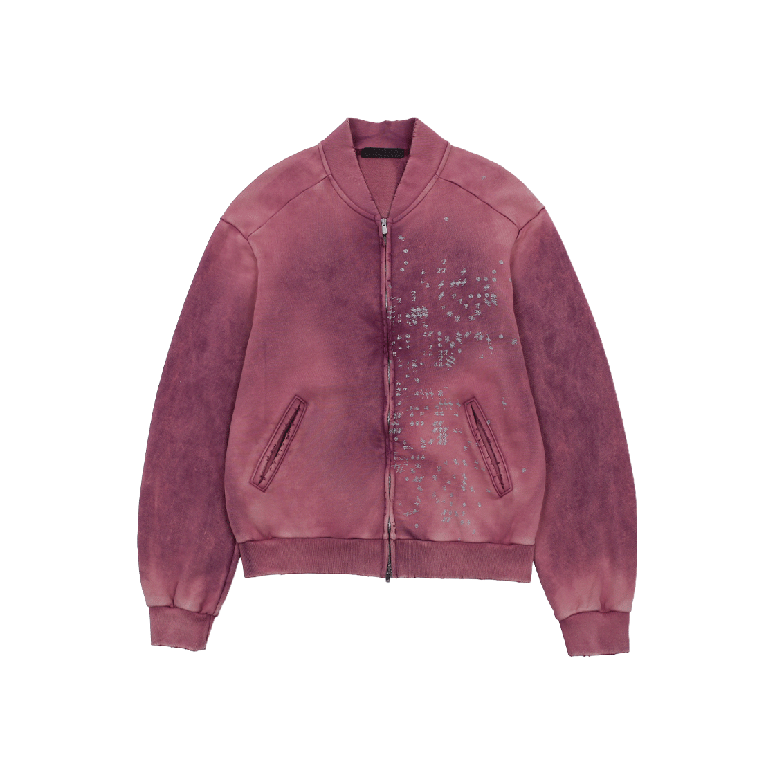 엔드릭스 헤비 페이디드 라이닝 스웻 자켓 빈티지 퍼플(EDLIX Heavy Faded Linings Sweat Jacket Vintage purple)