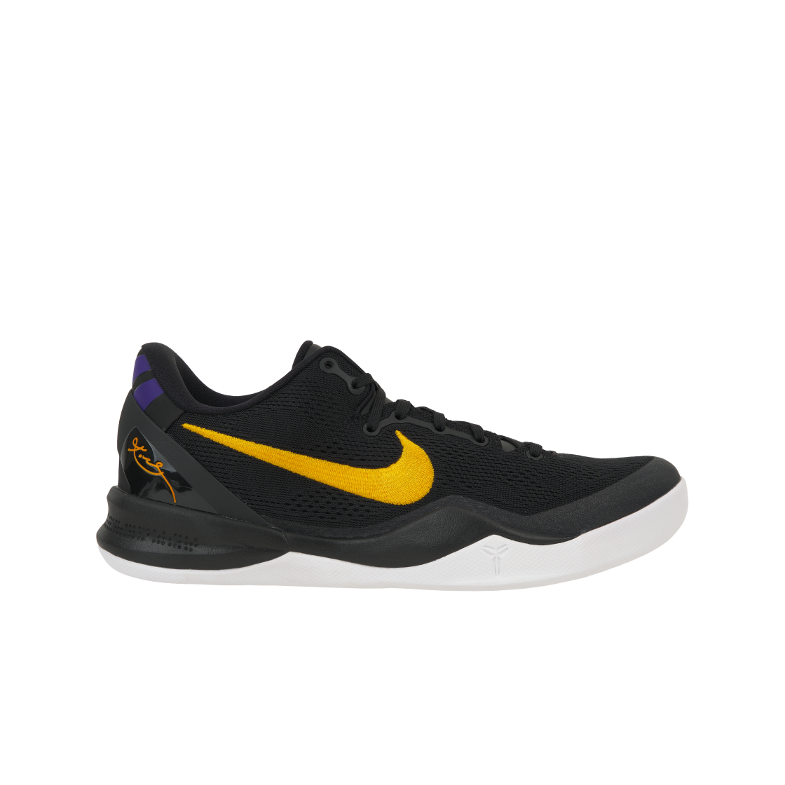 나이키 코비 8 프로트로 블랙 앤 유니버시티 골드