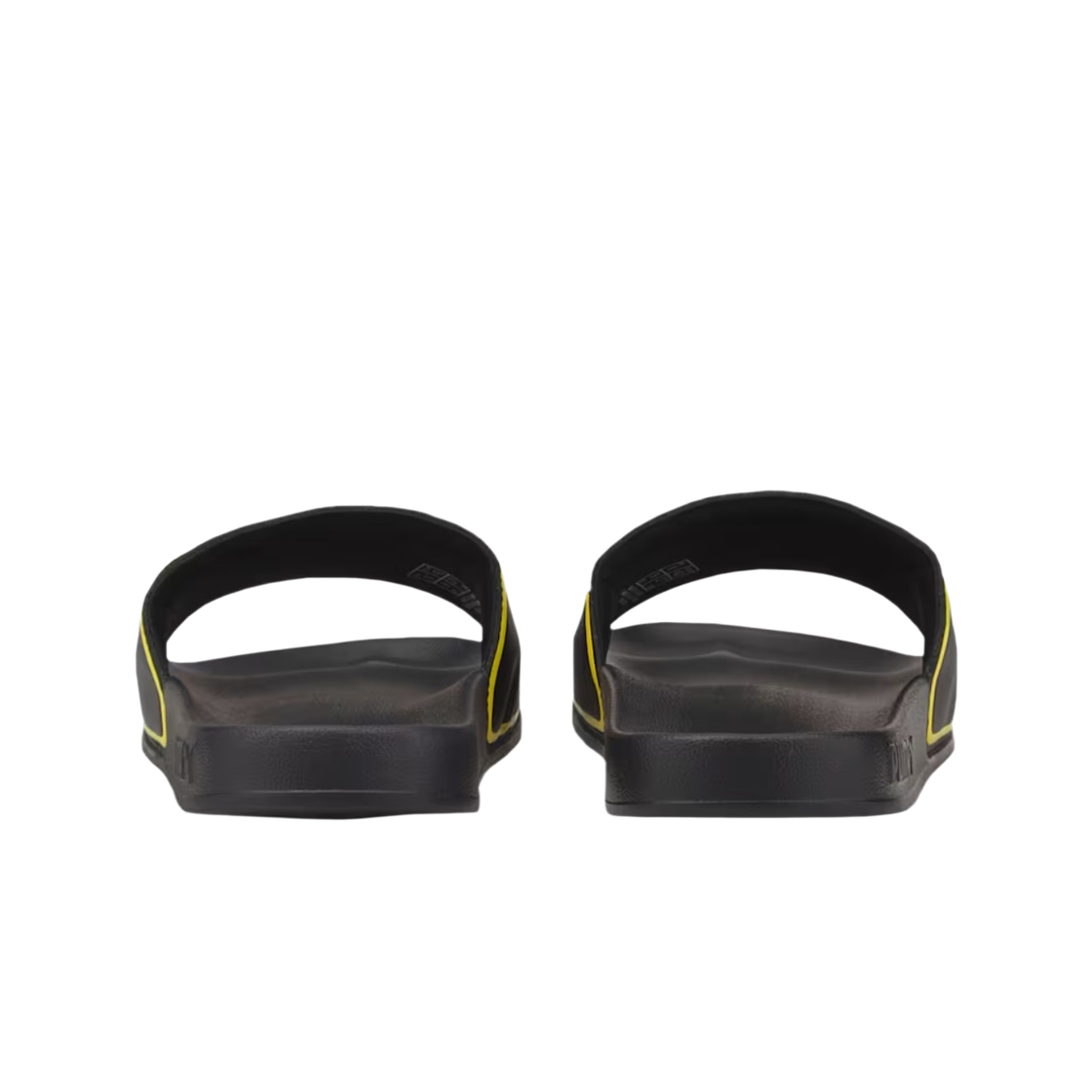 푸마 BVB 리드캣 2.0 샌들 블랙 사이버 옐로우(Puma BVB Leadcat 2.0 Sandal Black Cyber Yellow) - 3