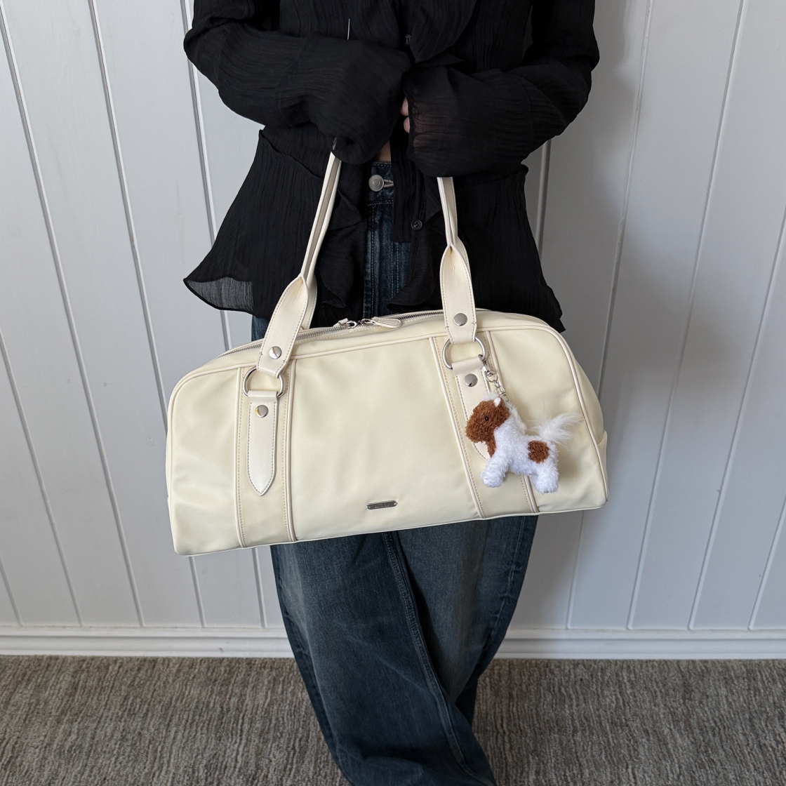 라츠유 비비 보스턴 백 아이보리(LOTS YOU Vivi Boston Bag Ivory) - 5