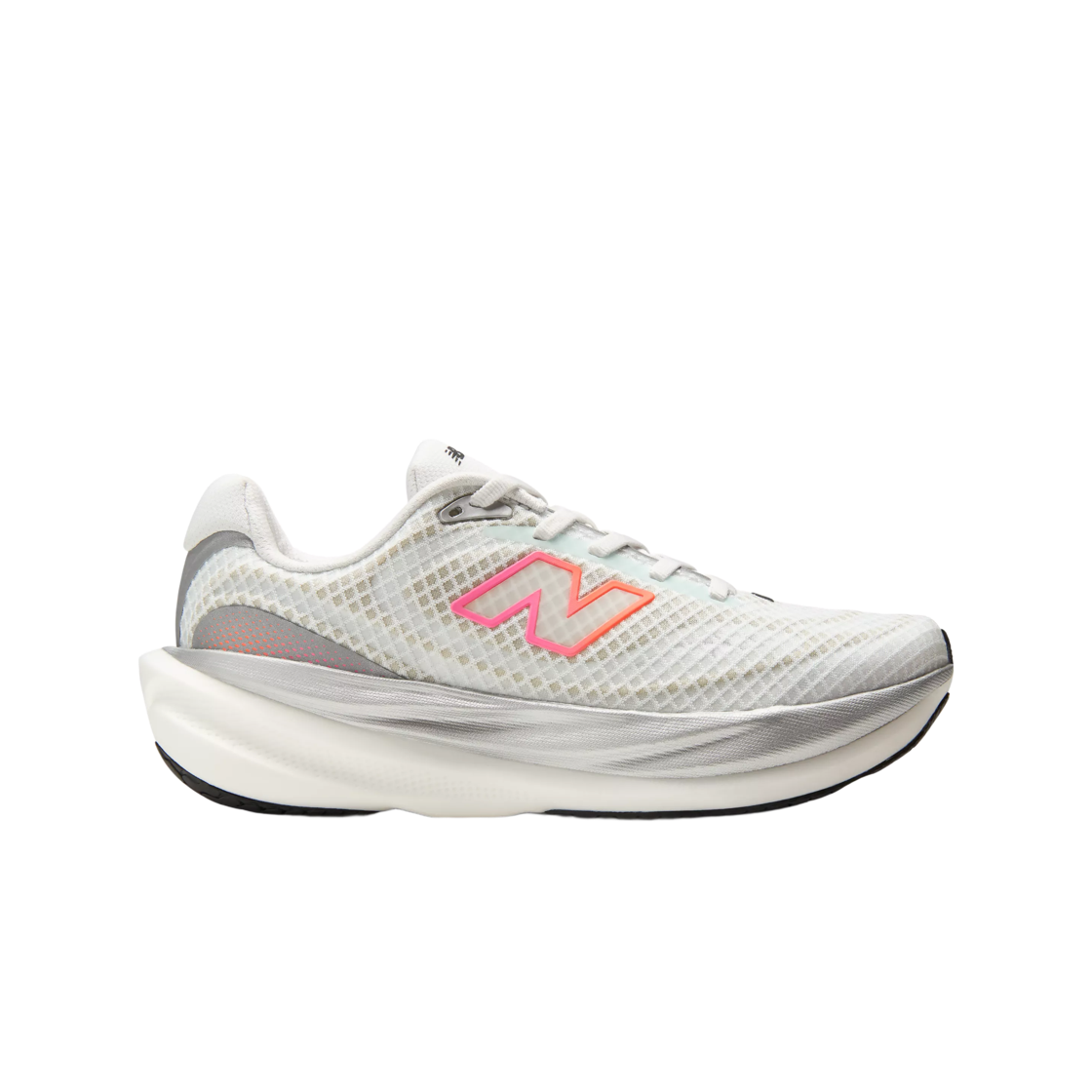(W) 뉴발란스 1080v15 브리드 NB 103 화이트 핑크 히트 - D 와이드((W) New Balance 1080v15 Breathe NB 103 White Pink Heat - D Wide)