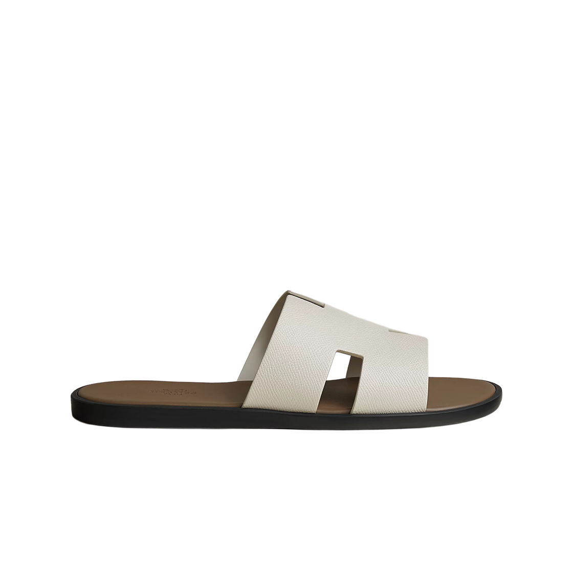 H221824ZHX5 Hermes Izmir Sandal Epsom & Beige Glaise Etoupe