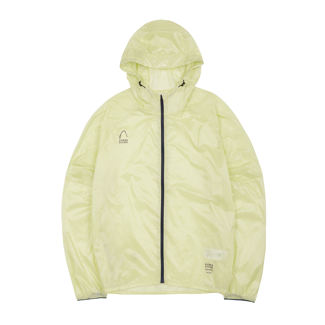 N6221BJK33YLW SIERRA DESIGNS AIRPEAK Ultra Light Windwhell Jacket Yellow