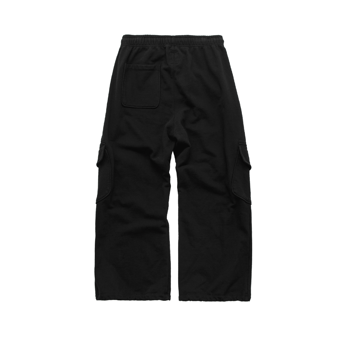 폴리테루 휴먼인덱스 휴먼 카고 스웻 팬츠 블랙(Polyteru Human Index Human Cargo Sweat Pants Black) - 2