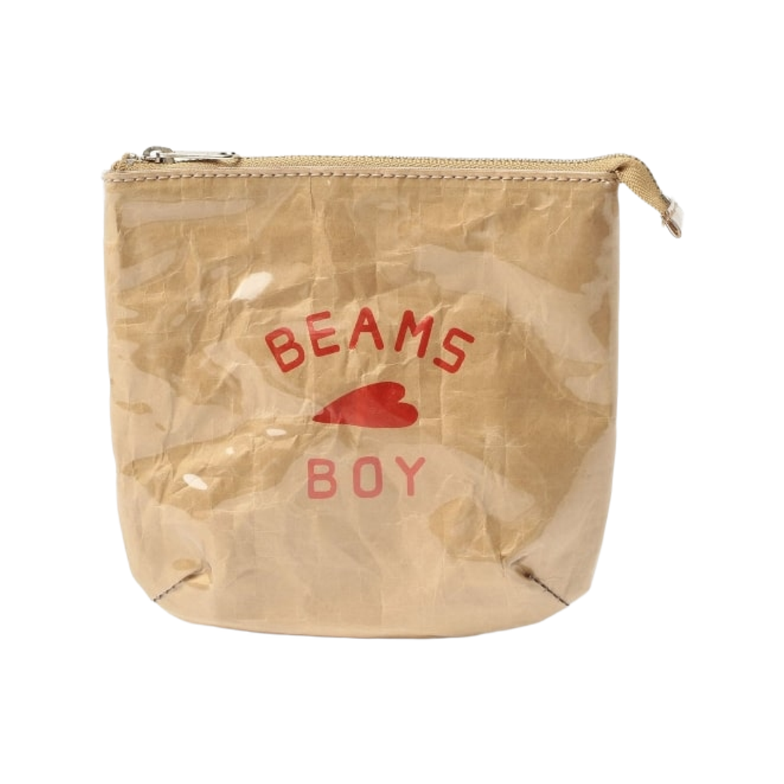빔즈 보이 로고 파우치 베이지(Beams Boy Logo Pouch Beige)