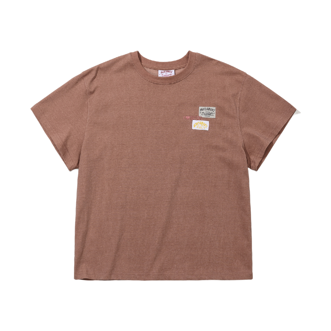 BSR26SSTS033 Bsrabbit Bsr Raw-Edge Logo Patch SST Brick