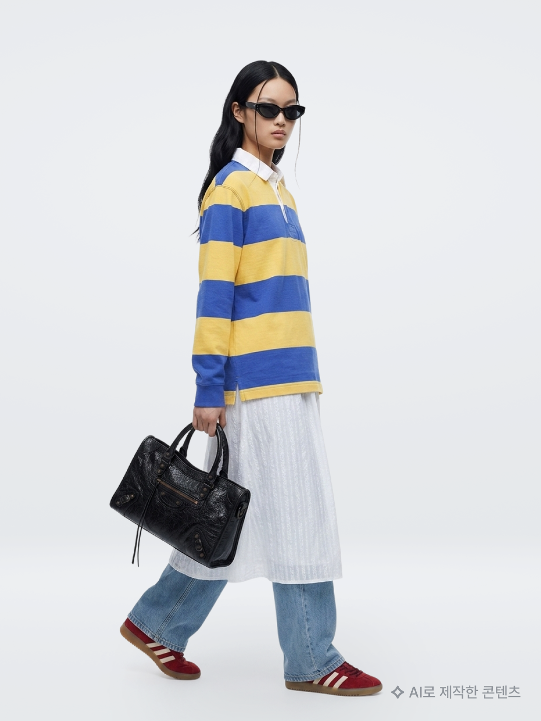 Margarin Fingers Lace Chiffon One Piece White, [10%적립] Polo Ralph Lauren Classic Fit Striped Jersey Rugby Shirt Yellow - 25FW 착용 스타일 - 1