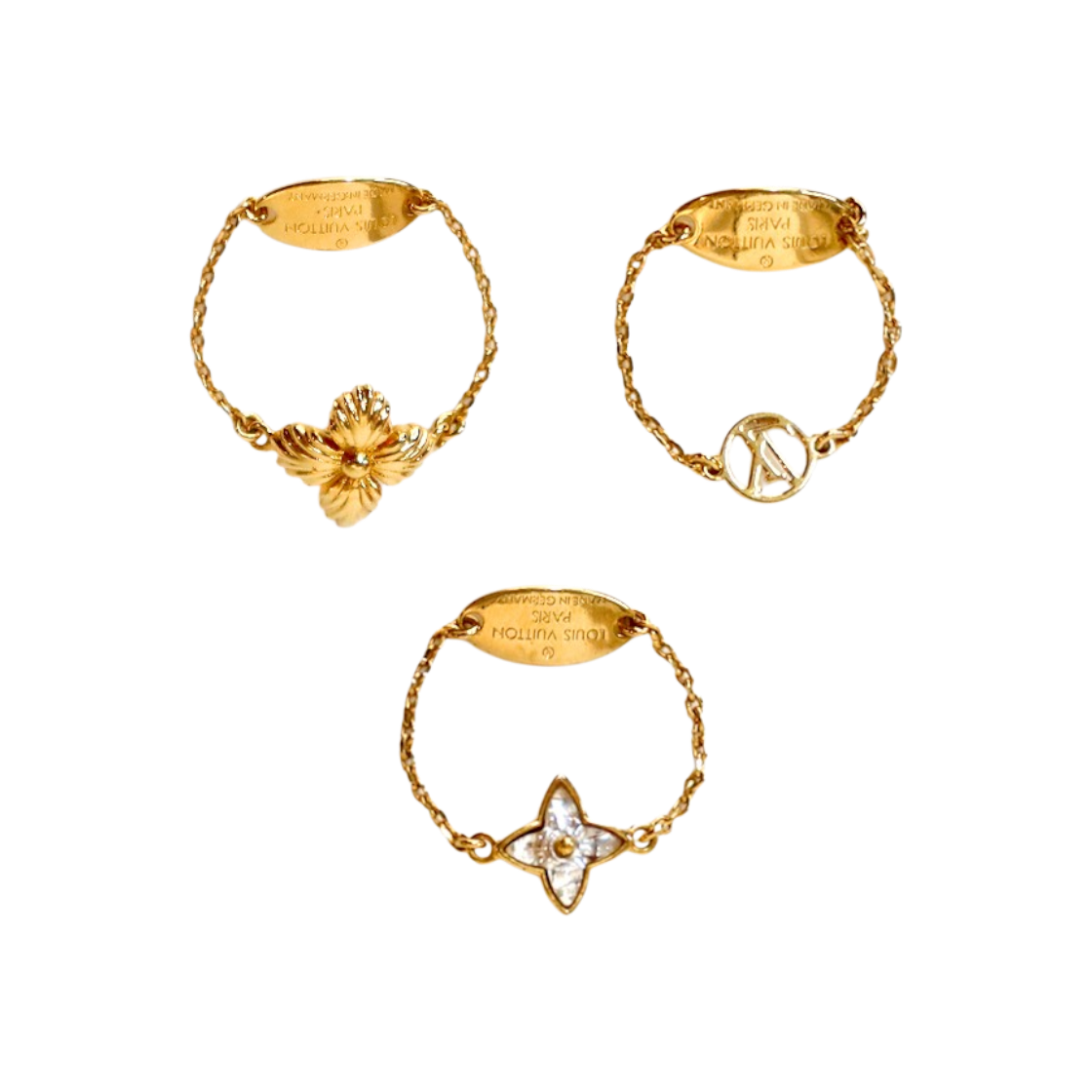 ITU4VQB7DBMW Louis Vuitton Blooming Strass Ring C-B55078