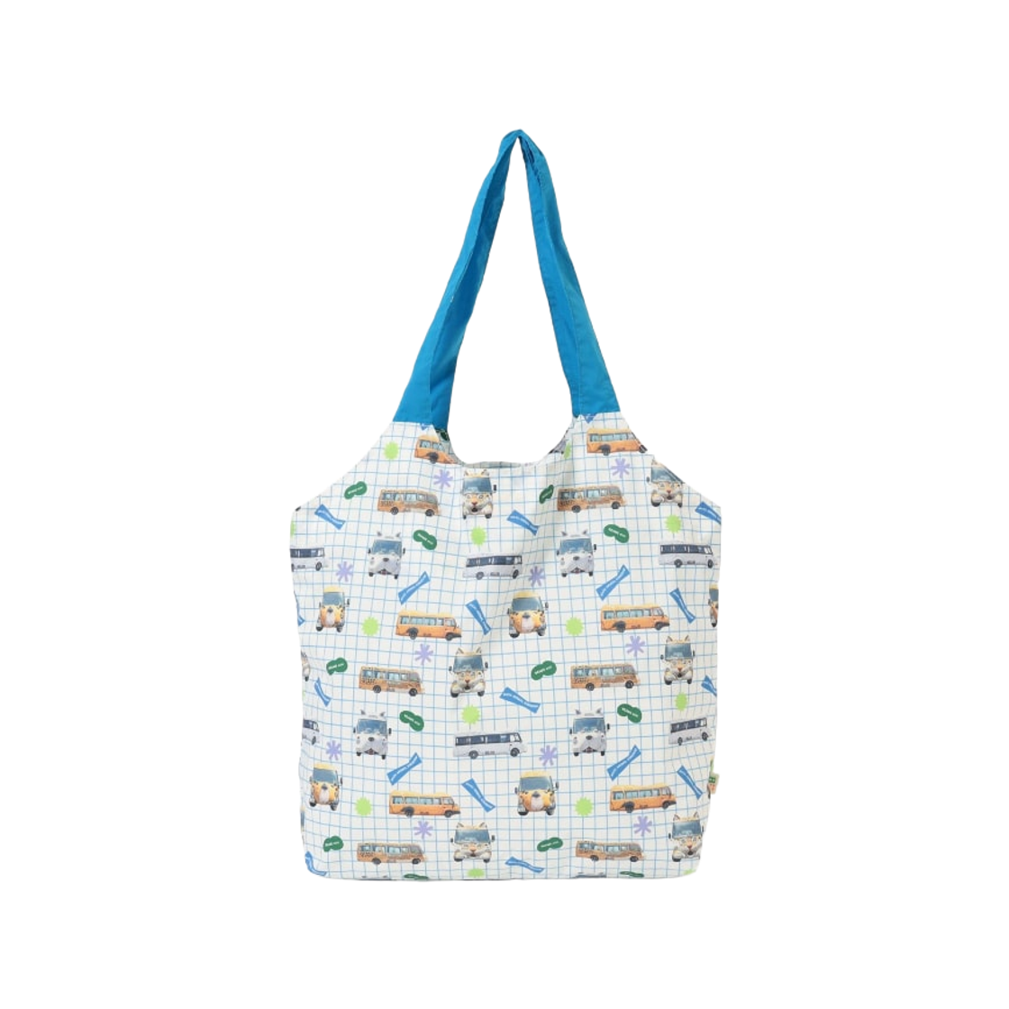 (키즈) 빔즈 미니 x 궁극의 왕 백과사전 에코백 삭스((Kids) Beams Mini x The Ultimate King Encyclopedia Eco Bags Saxe)