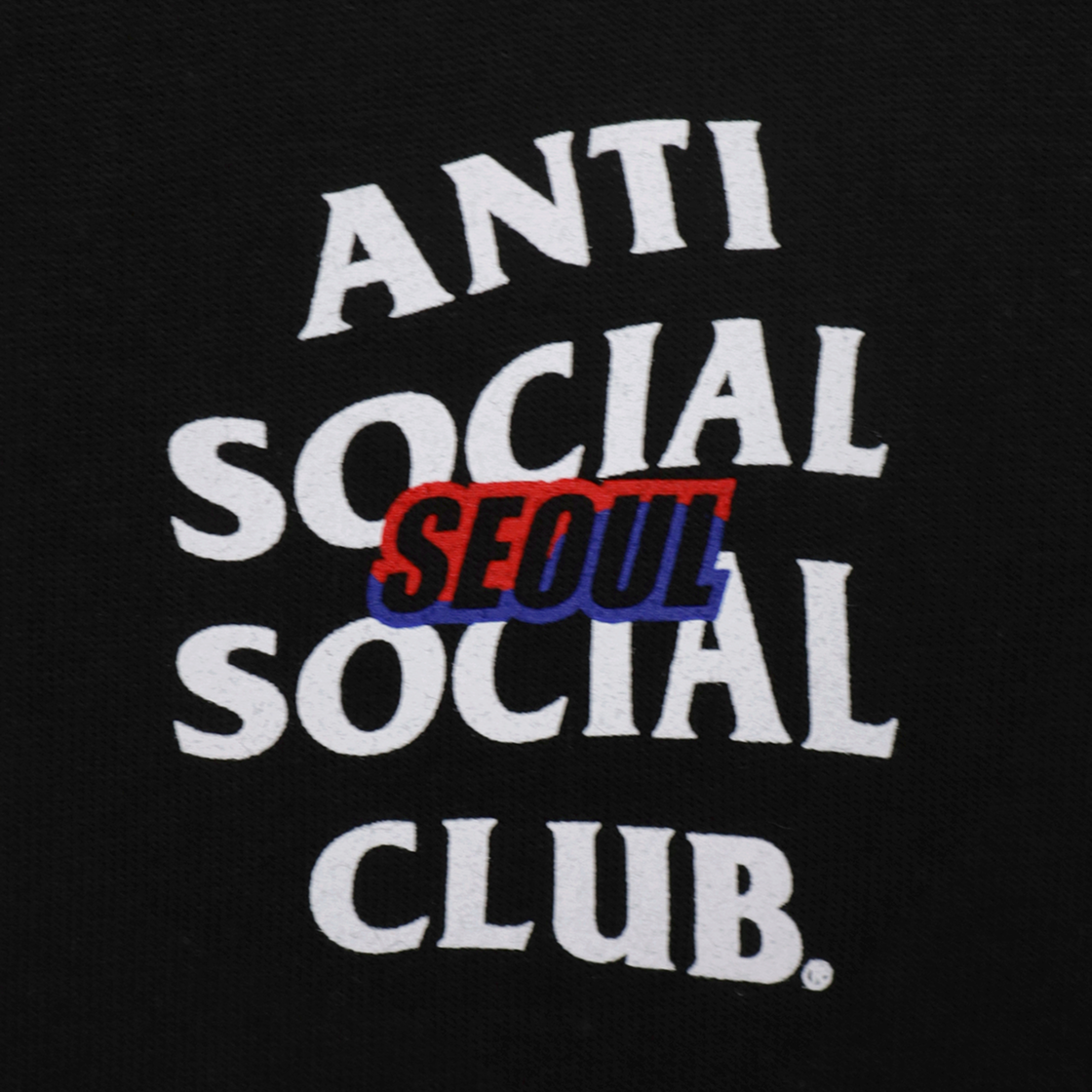 안티 소셜 소셜 클럽 코리안 로고 반팔 티셔츠 블랙(Anti Social Social Club Korean Logo S/S Tee Black) - 4