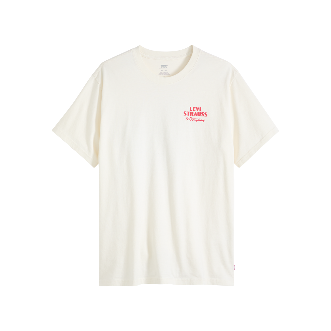 리바이스 릴렉스 핏 숏슬리브 그래픽 티셔츠 베이지(Levi's Relaxed Fit Short Sleeve T-Shirt Beige) - 1