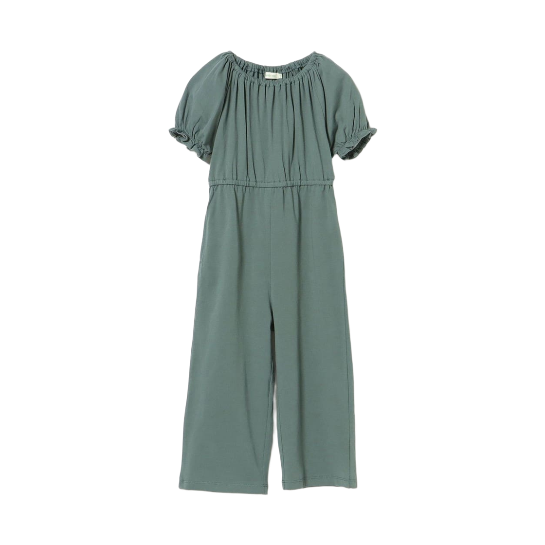 (키즈) 빔즈 미니 퍼프 슬리브 올 인 원 세이지((Kids) Beams Mini Puff Sleeve All in One Sage)