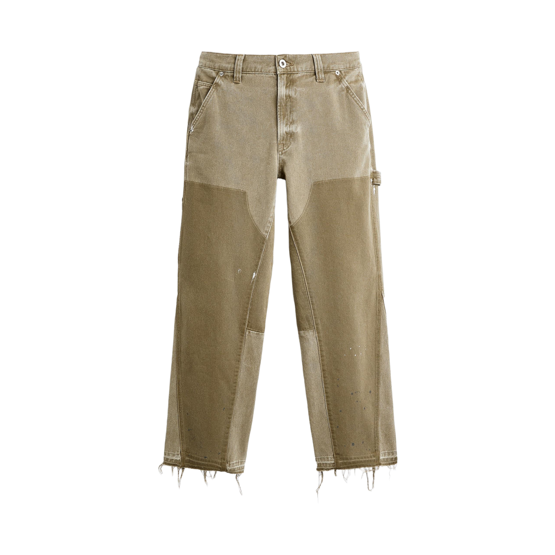 자라 카펜터 패치워크 팬츠 라이트 카키(Zara Carpenter Patchwork Pants Light Khaki)