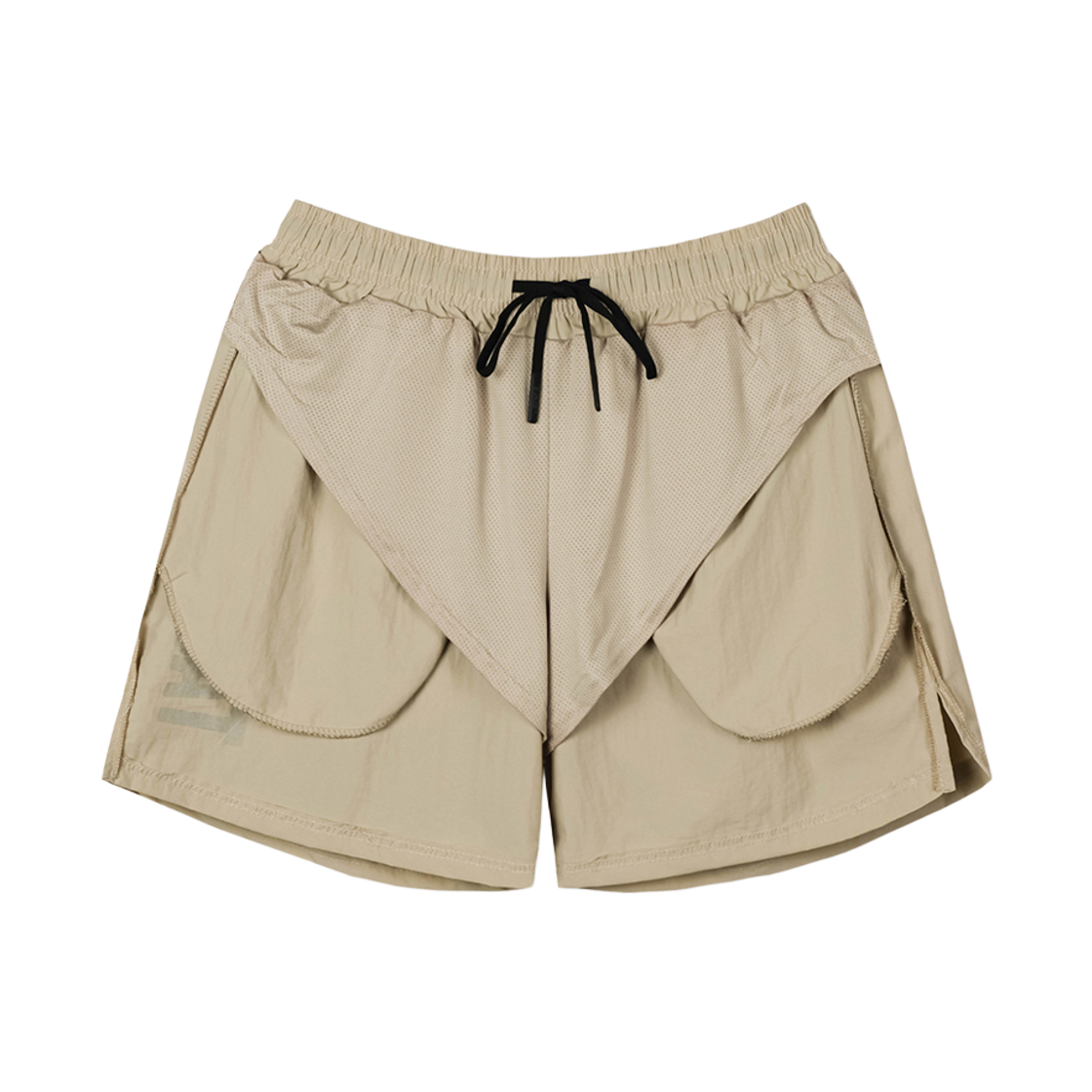 디아더생츄어리 엔트리 립 나일론 5인치 쇼츠 베이지(THE ATHER SANCTUARY Entry Rib Nylon 5” Shorts Beige) - 3