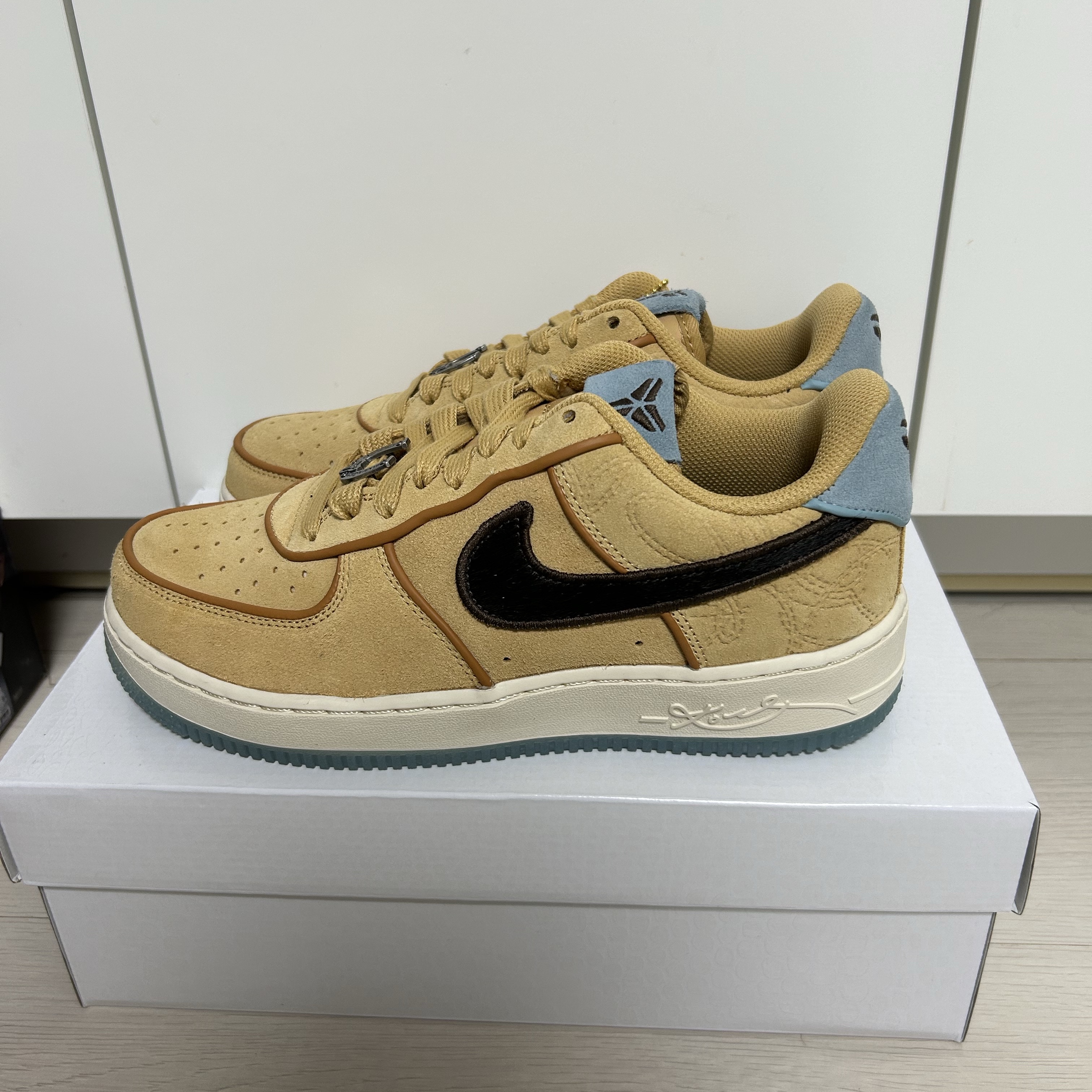 Nike x Kobe Bryant Air Force 1 Low Protro Twine Baroque Brown 착용 스타일