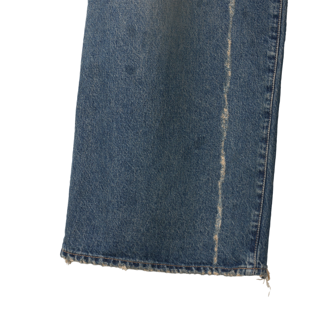 다이리쿠 D 버클 80 이어 슈퍼 와이드 데님 팬츠 인디고 - 26SS(Dairiku D Buckle 80 Year Super Wide Denim Pants Indigo - 26SS) - 5