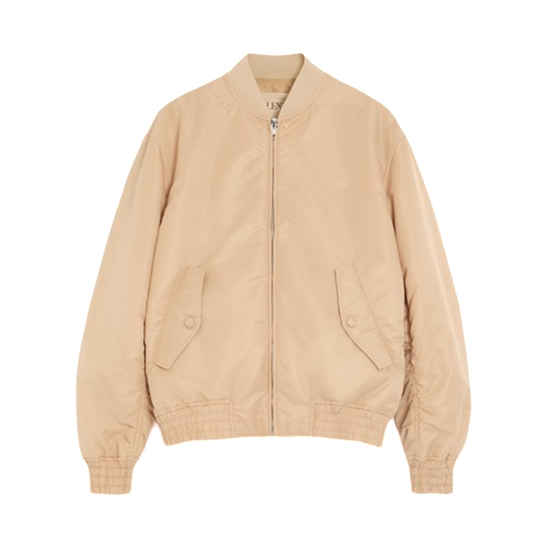 발렌티노 나일론 봄버 자켓 V골드 샌드(Valentino Nylon Bomber Jacket with Vgold Sand) - 1