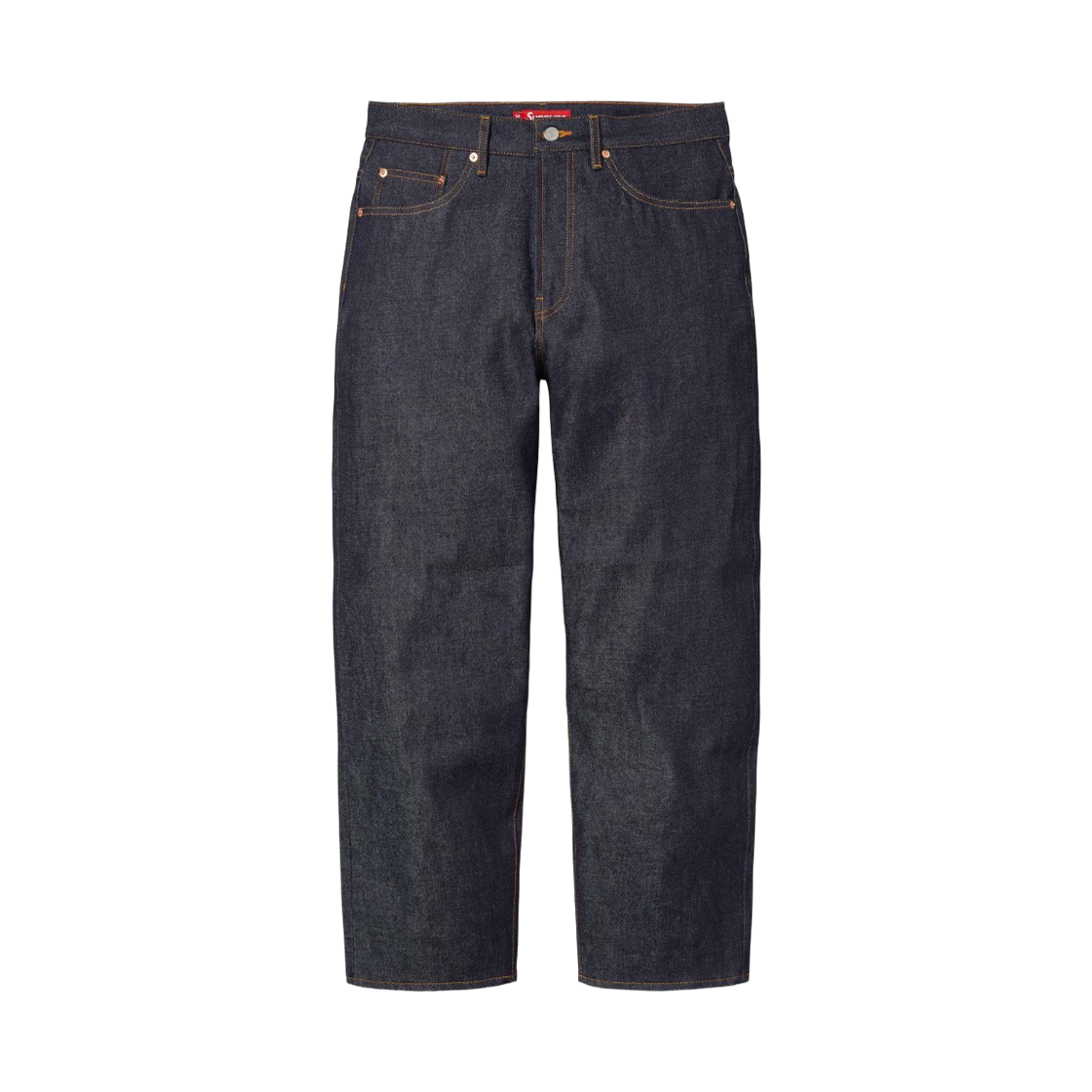 슈프림 리지드 배기 셀비지 진 리지드 인디고 - 26SS(Supreme Rigid Baggy Selvedge Jean Rigid Indigo - 26SS) - 1