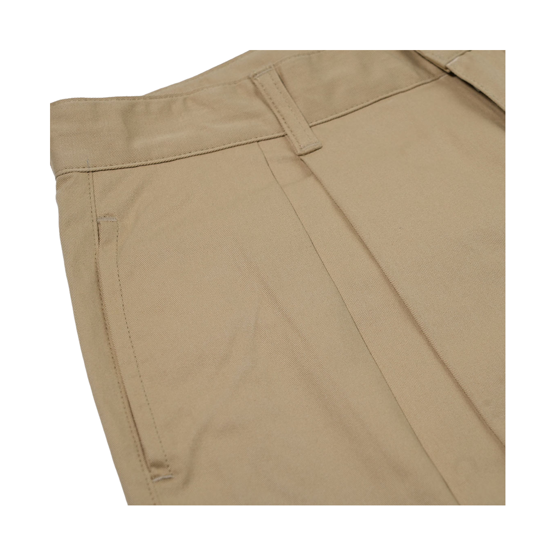 비에스래빗 벌룬핏 턱 코튼 버뮤다 숏팬츠 베이지(Bsrabbit Balloon-Fit Tuck Cotton Bermuda Shorts Beige) - 4