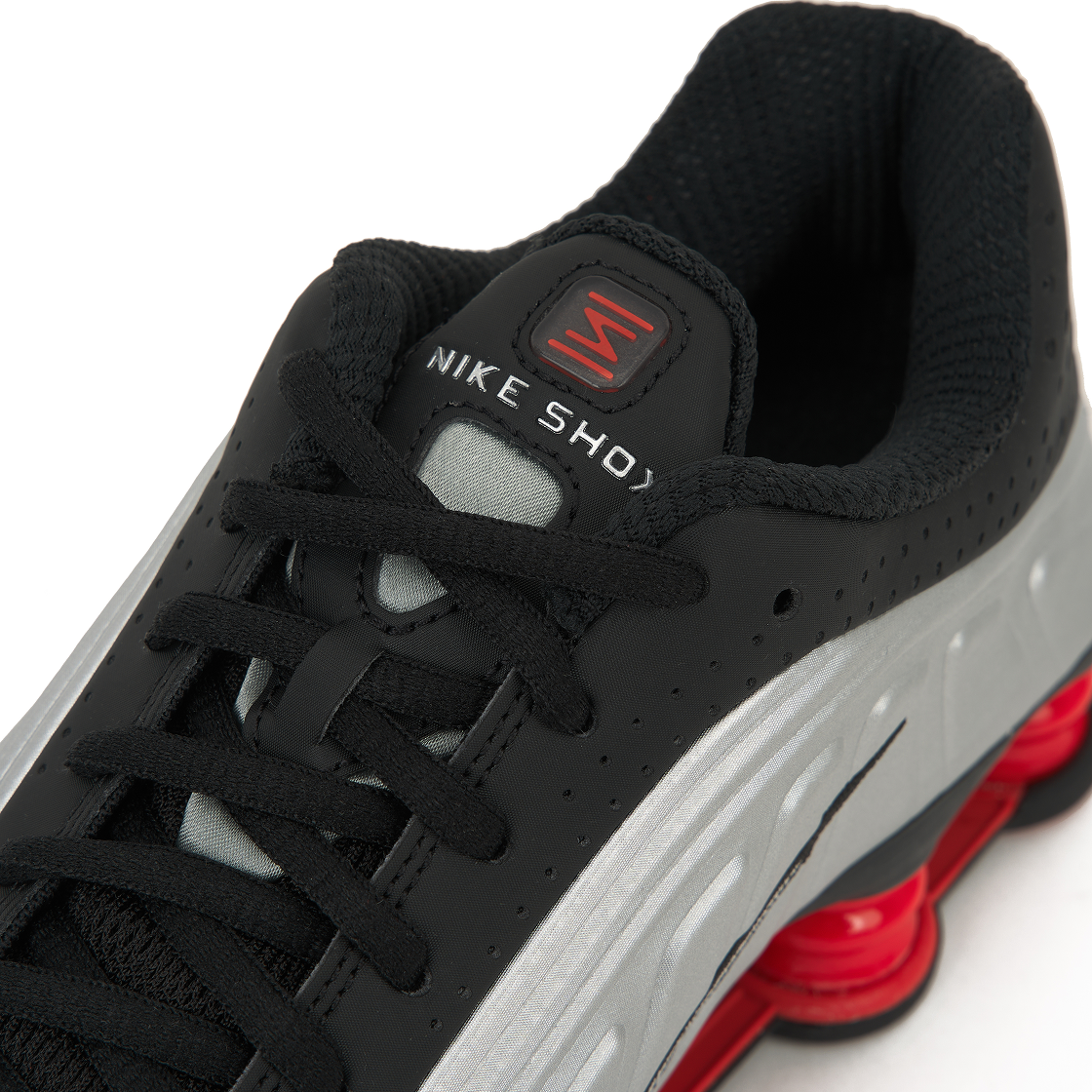 (W) 나이키 샥스 R4 OG 블랙 라이트 크림슨((W) Nike Shox R4 OG Black Light Crimson) - 7