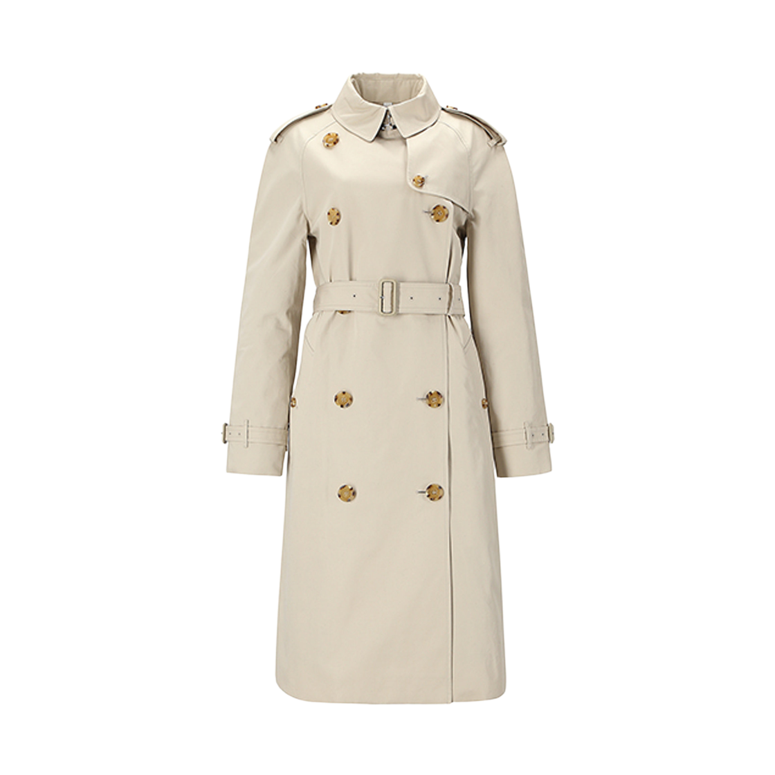 (W) 버버리 힐링턴 트렌치 코트 아이보리((W) Burberry Hillington Trench Coat Ivory) - 1