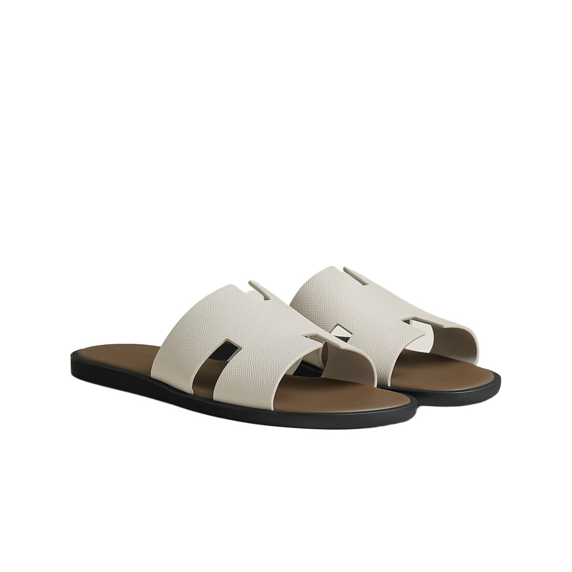 에르메스 이즈미르 샌들 앱송 & 베쥬 글레이즈 에뚜쁘(Hermes Izmir Sandal Epsom & Beige Glaise Etoupe) - 2