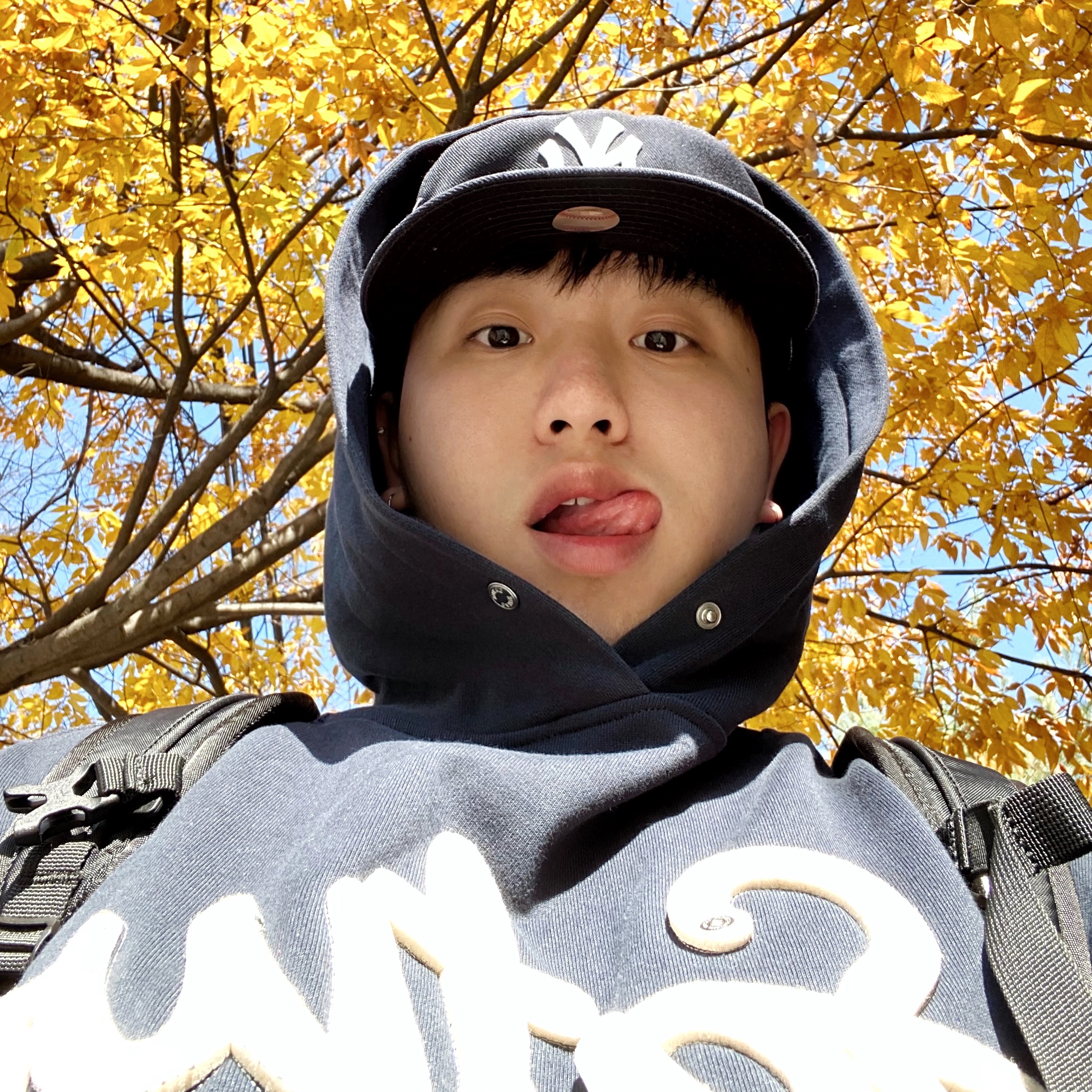 SATUR Lugo Applique Rivet Hoodie Classic Black, New Era MLB New York Yankees Pillbox Series Ball Cap Navy 착용 스타일 - 3