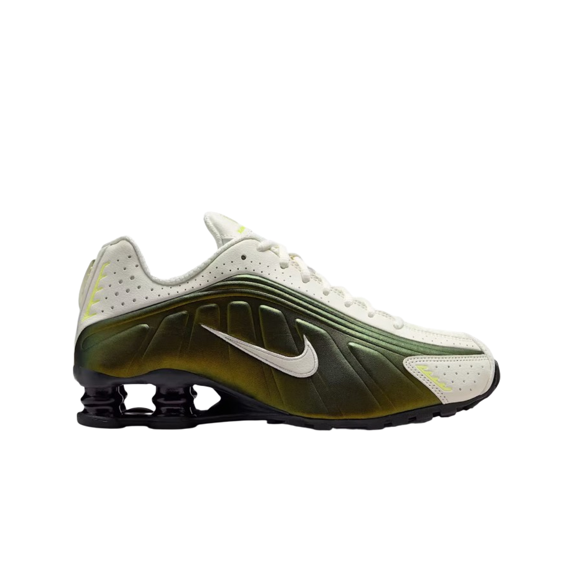 (W) 나이키 샥스 R4 세일 오프 느와르((W) Nike Shox R4 Sail Off Noir)