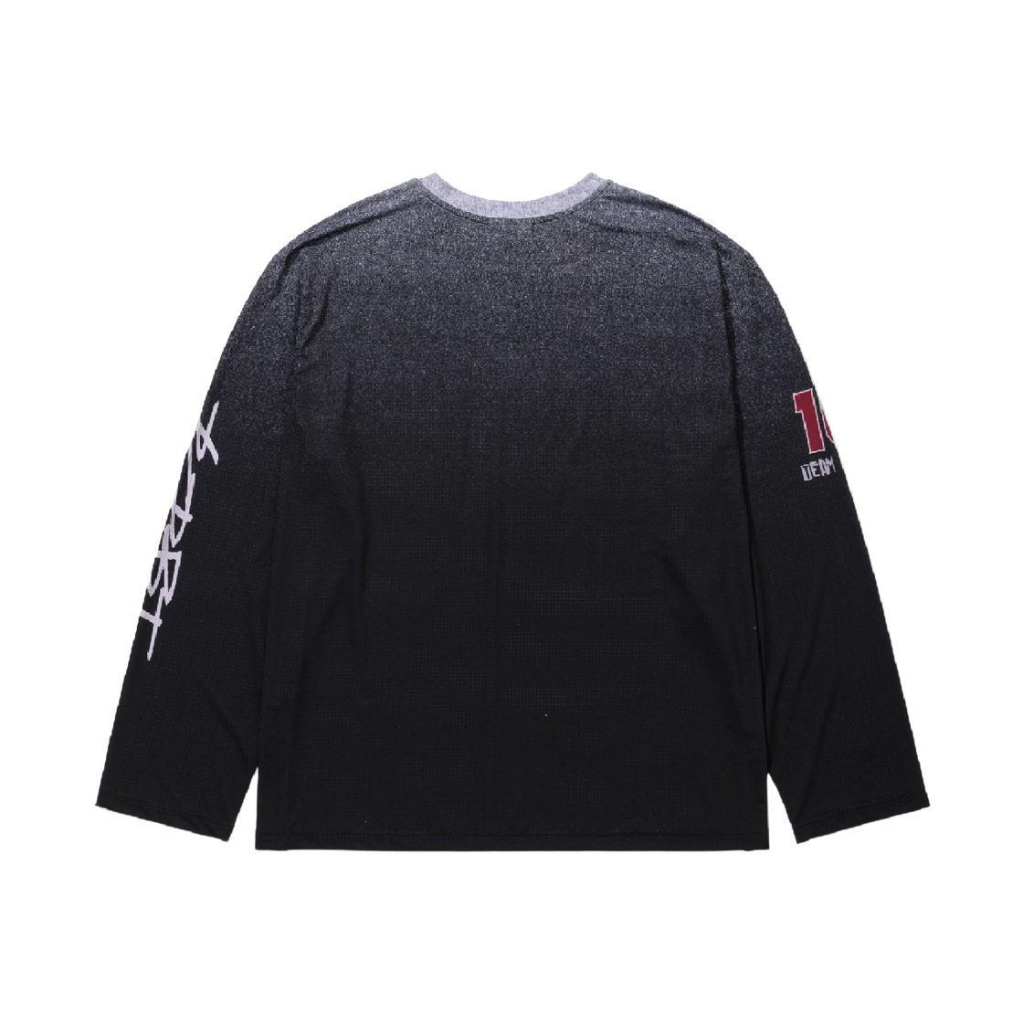 비에스래빗 컬러 블록 메쉬 롱슬리브 티셔츠 블랙(Bsrabbit Color-Block Mesh Long Sleeve Black) - 2