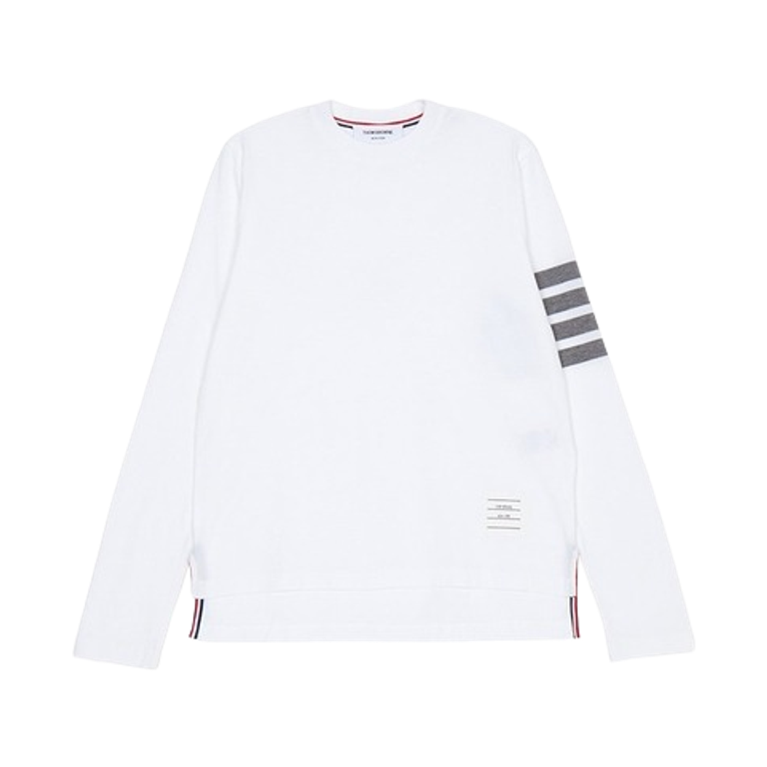FJS103G-07862-100 (W) Thom Browne Long Sleeve T-Shirt White
